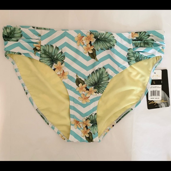 Marilyn Monroe Tropical Chevron Bikini Swimsuit ~ Large - Picture 7 of 7